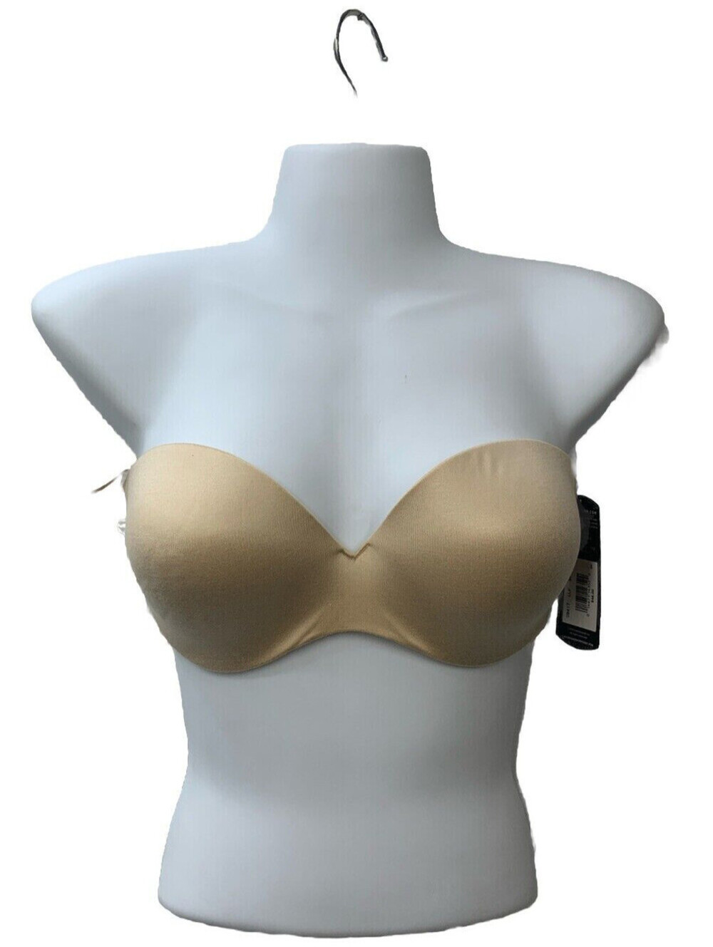 Maidenforn Comfort Multi Way Bra Size 34D 09417-LLF Strapless Beige Underwired